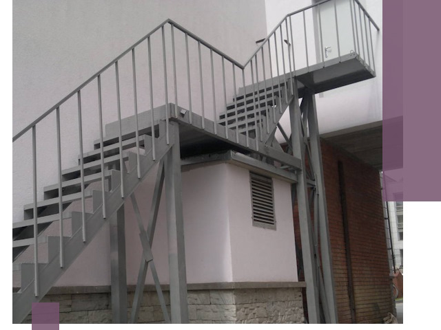 Монтаж пожарных лестниц под ключ в Гае с гарантией качества