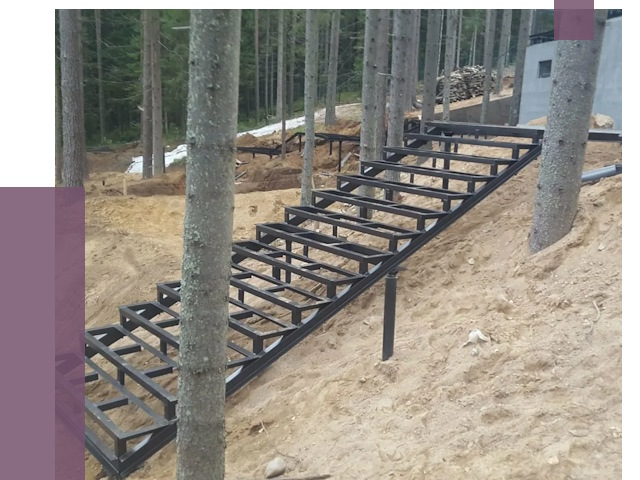 Монтаж металлических лестниц в Гае от 13470 руб. 