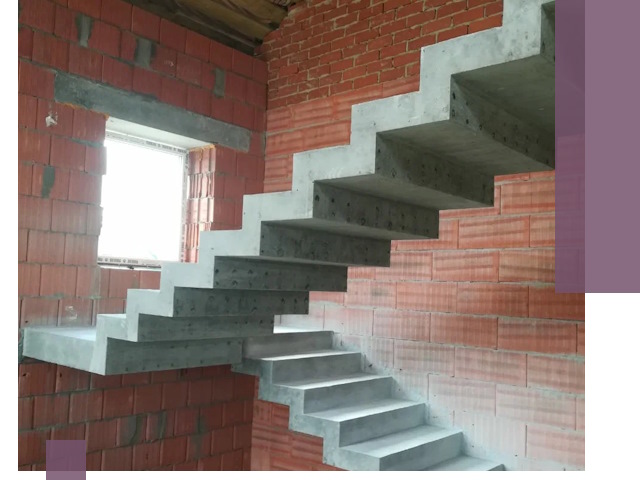 Бетонные лестницы под ключ в Гае: монтаж, демонтаж, ремонт