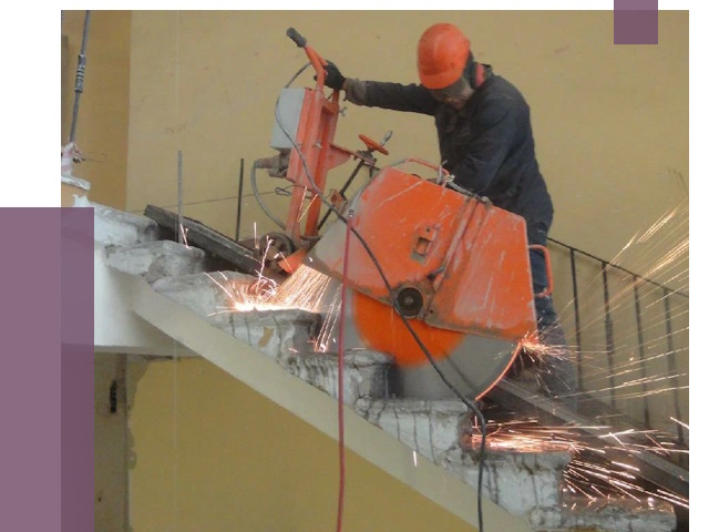 Демонтаж бетонных лестниц в Гае от 4575 руб. за м2 | ПРОЛЁТ-Гай