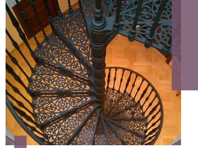 Винтовые лестницы под ключ в Гае: производство и монтаж