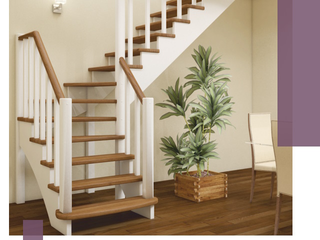 Г-образные лестницы под ключ в Гае — изготовление и монтаж