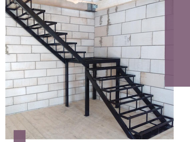 Лестницы на металлокаркасе под ключ в Гае — изготовление и монтаж