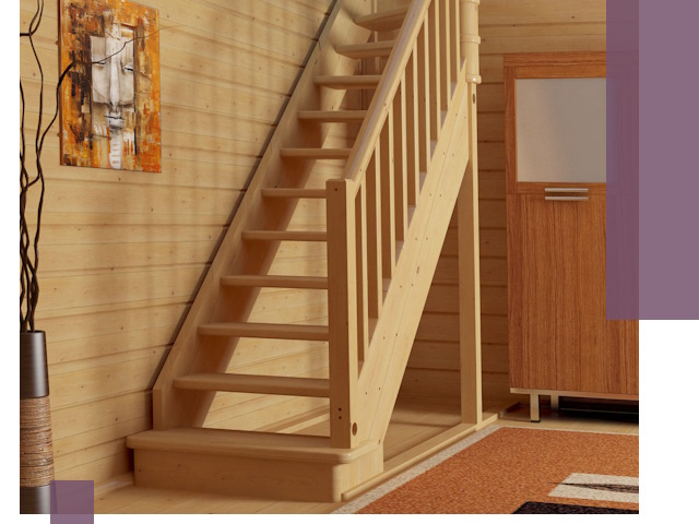 Лестницы эконом класса под ключ в Гае — недорого и быстро