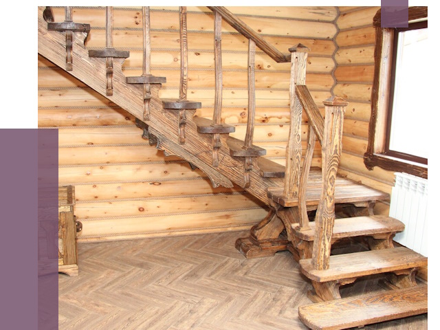 Лестницы в баню в Гае от 19010 руб. — изготовление | ПРОЛЁТ-Гай