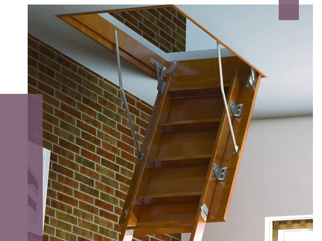 Установка чердачной лестницы в Гае от 7777 руб. | ПРОЛЁТ-Гай