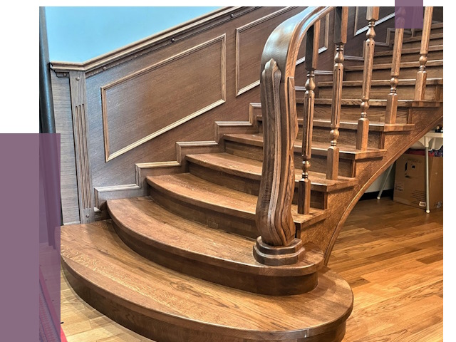 Дубовые лестницы под ключ в Гае от 175364 руб. — ПРОЛЁТ-Гай