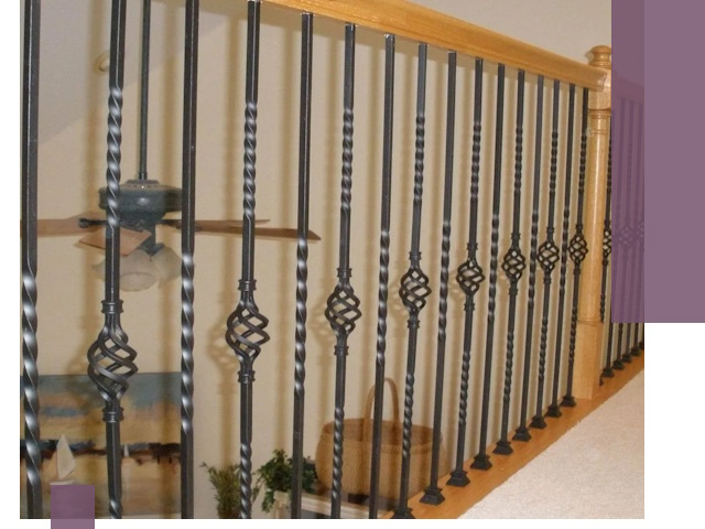 Изготовление и монтаж кованных перил в Гае под ключ