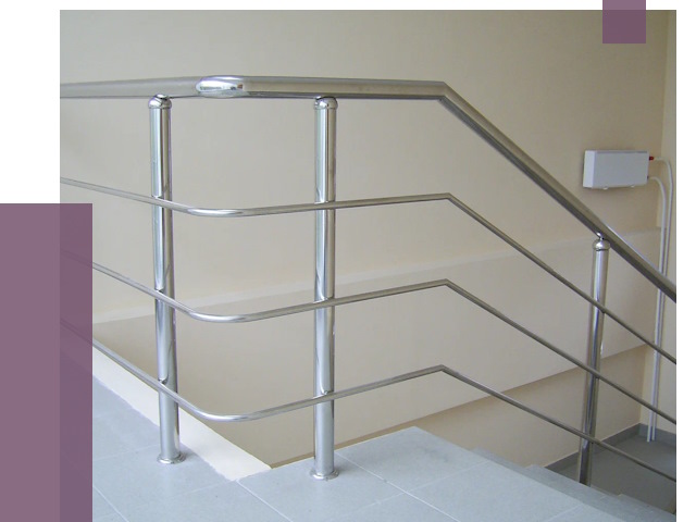 Алюминиевые перила в Гае от 6303 руб. под ключ | ПРОЛЁТ-Гай