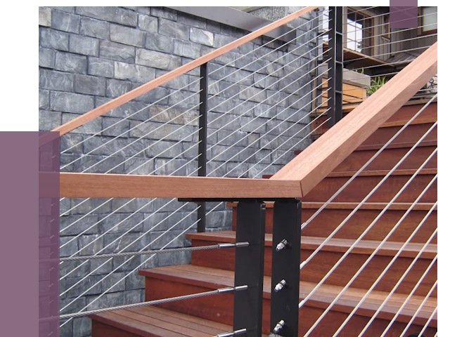 Тросовые перила под ключ в Гае от 7726 руб. 