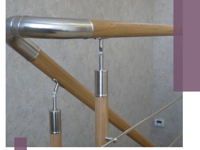 Комбинированные перила на заказ в Гае — монтаж и производство