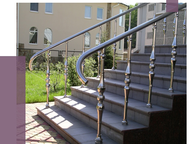 Перила для крыльца в Гае от 10674 руб. — монтаж ПРОЛЁТ-Гай