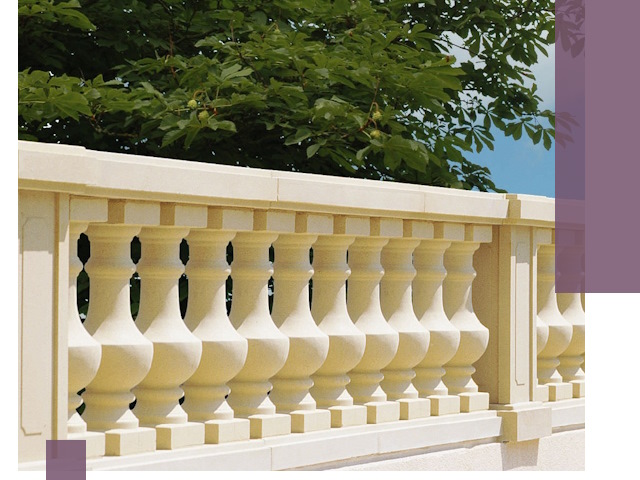 Установка балюстрады в Гае: изготовление и монтаж под ключ