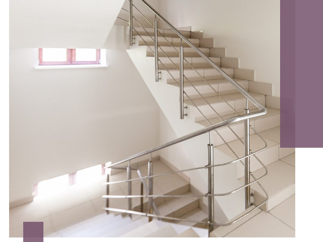 Установка и замена перил в подъезде в Гае