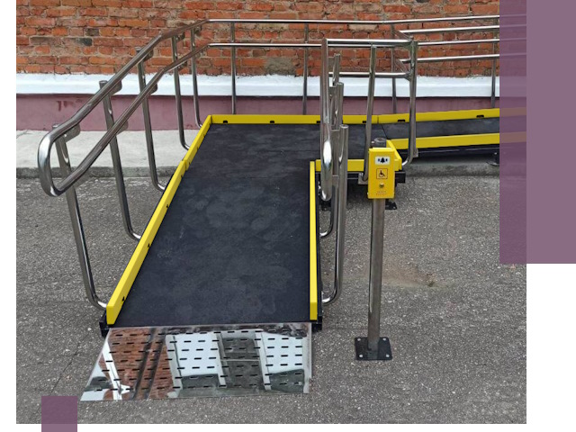 Изготовление наклонных пандусов для инвалидов в Гае