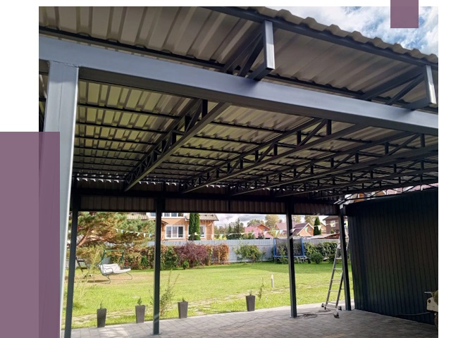 Монтаж навесов в Гае от 7320 руб. — установка навеса | ПРОЛЁТ-Гай