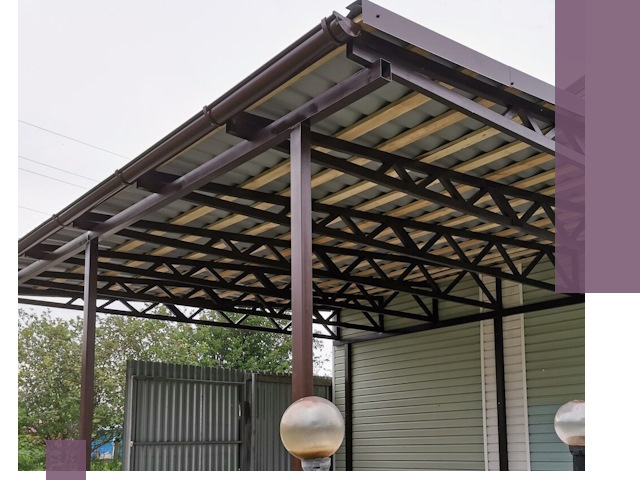 Навесы под ключ в Гае: изготовление, монтаж и гарантия