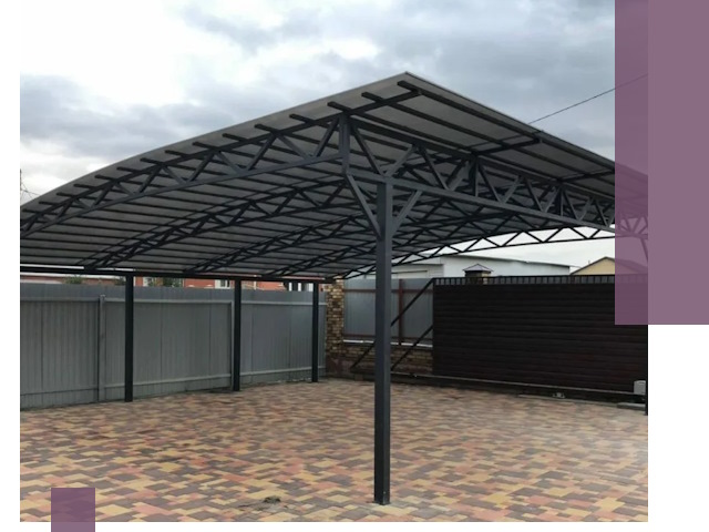 Недорогие навесы под ключ в Гае — изготовление и монтаж