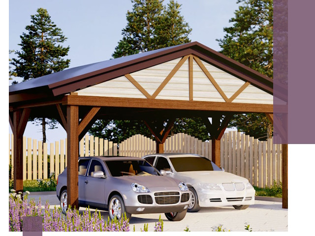 Навесы для автомобиля в Гае — изготовление и монтаж