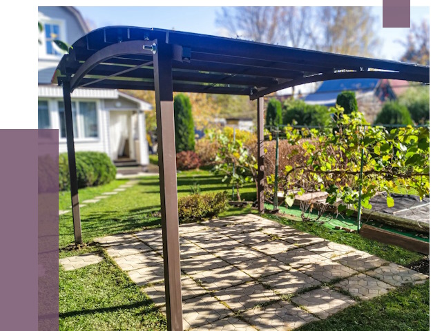 Навесы для дачи в Гае от 12657 руб. под ключ — ПРОЛЁТ-Гай