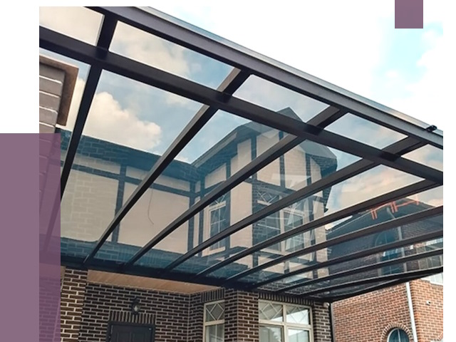 Навесы из поликарбоната в Гае от 8560 руб. под ключ — ПРОЛЁТ-Гай