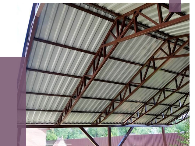 Навесы из профнастила в Гае от 7320 руб. | ПРОЛЁТ-Гай