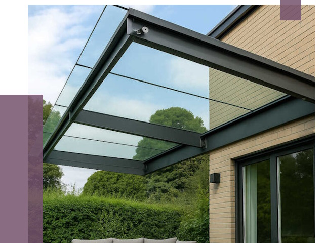 Стеклянные навесы и козырьки в Гае от 12199 руб.