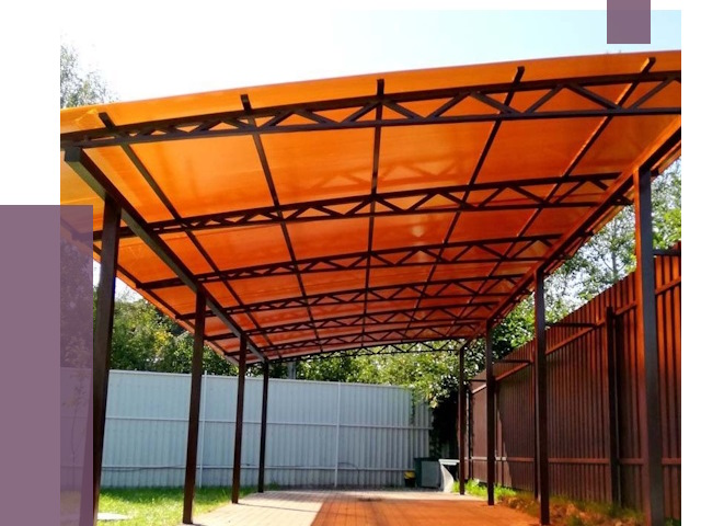 Односкатные навесы под ключ в Гае от 13063 руб. 