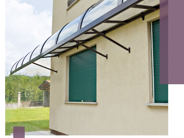 Козырьки над окнами в Гае — изготовление и монтаж по выгоде