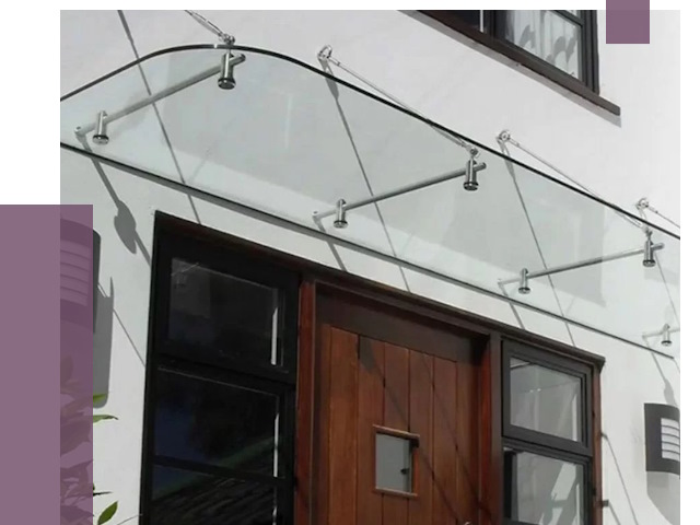 Стеклянные козырьки в Гае от 18807 руб. | ПРОЛЁТ-Гай