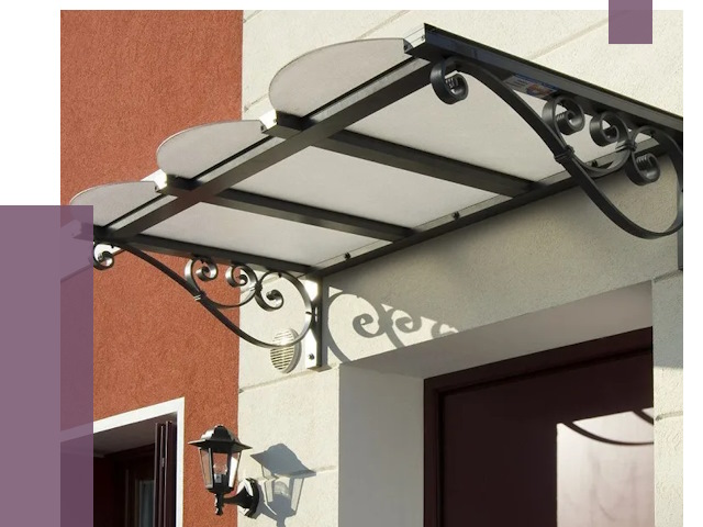 Односкатные козырьки в Гае от 8336 руб.  | ПРОЛЁТ-Гай