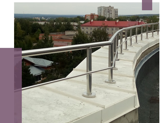 Парапеты и ограждения кровли в Гае от 4931 руб.