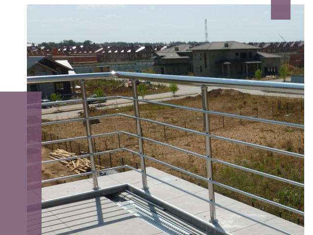 Парапеты из нержавеющей стали в Гае от 7929 руб. за м² | ПРОЛЁТ-Гай