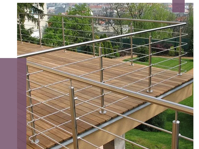 Алюминиевые парапеты в Гае под ключ от 7726 руб. 