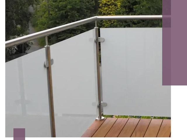 Алюминиевые парапеты для балконов и террас в Гае