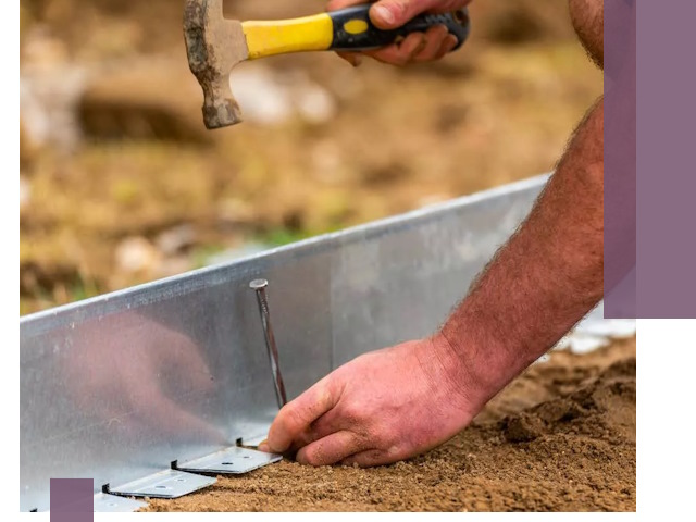 Монтаж металлических бордюров в Гае быстро и качественно