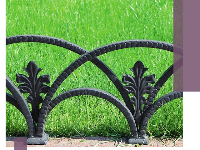 Декоративные металлические бордюры под ключ в Гае