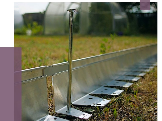 Металлические бордюры для газона в Гае от 4270 руб. | ПРОЛЁТ-Гай