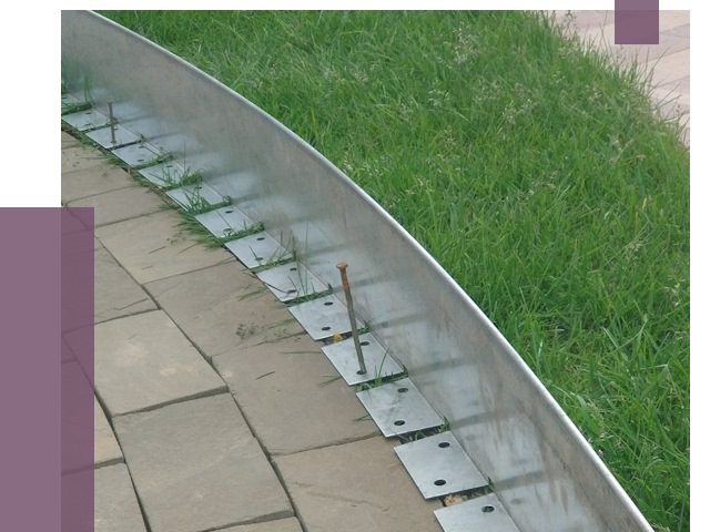 Металлические бордюры для тротуаров в Гае от 8641 руб.