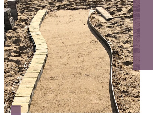 Металлические бордюры для тротуаров в Гае — прочные и долговечные