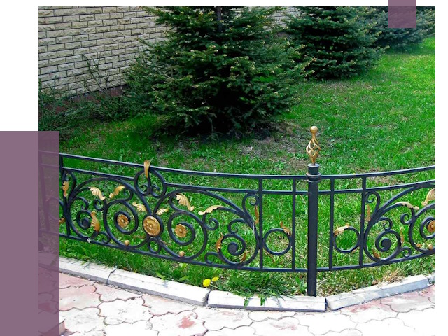 Кованые газонные ограждения в Гае от 7574 руб. — ПРОЛЁТ-Гай
