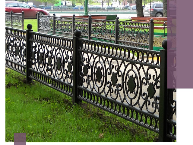 Секционные газонные ограждения под ключ в Гае