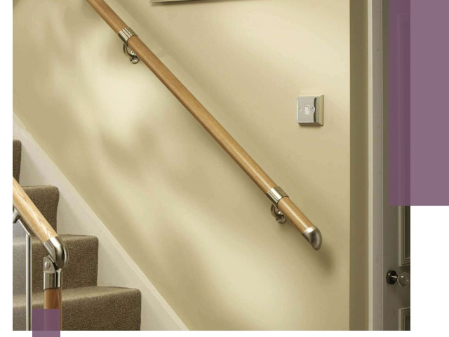 Монтаж пристенных поручней профессионально в Гае